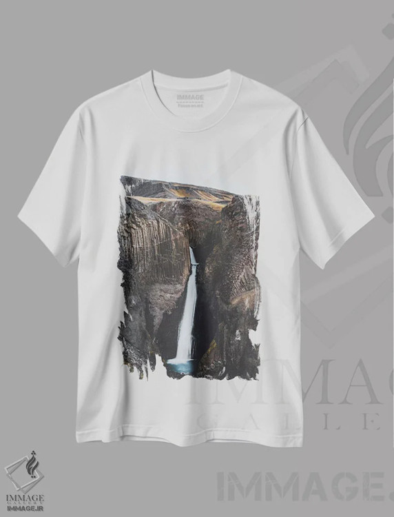 تیشرت سفید طرح دار لیتلانسفوس، ایسلند، مدیوم اثر لوک آنتونی گرم | فروشگاه ایماژ