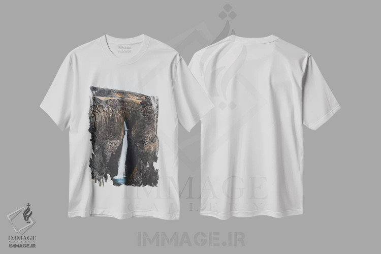 تیشرت سفید طرح دار لیتلانسفوس، ایسلند، مدیوم اثر لوک آنتونی گرم | فروشگاه ایماژ