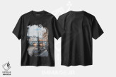 تیشرت مشکی طرح دار پاریس، فرانسه II، مدیوم اثر لوک آنتونی گرم | فروشگاه ایماژ