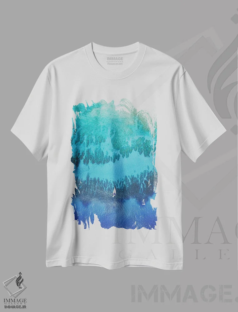 تیشرت سفید طرح دار Honduras II، مدیوم اثر لوک آنتونی گرم | فروشگاه ایماژ