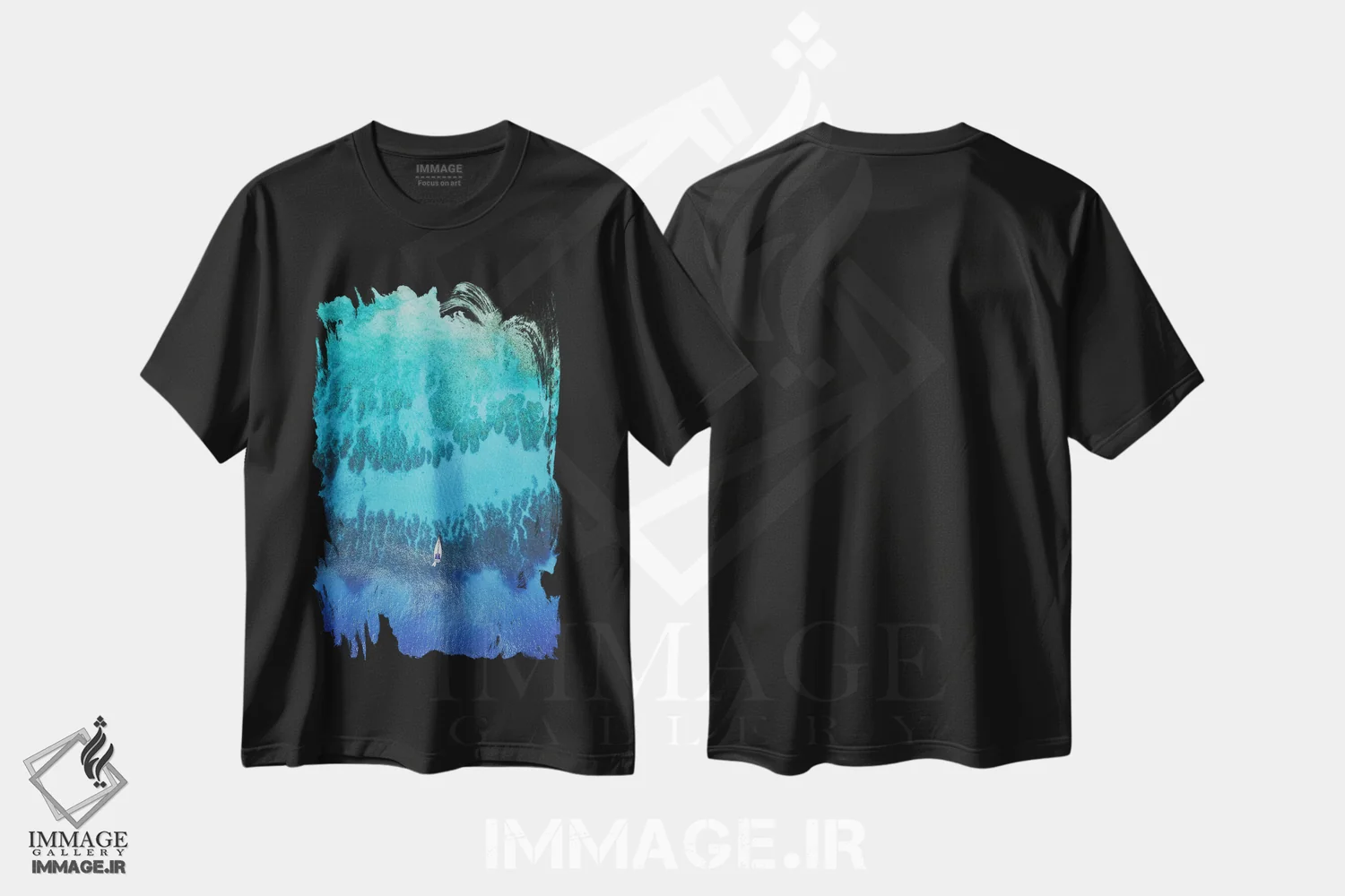 تیشرت مشکی طرح دار Honduras II، مدیوم اثر لوک آنتونی گرم | immage.ir