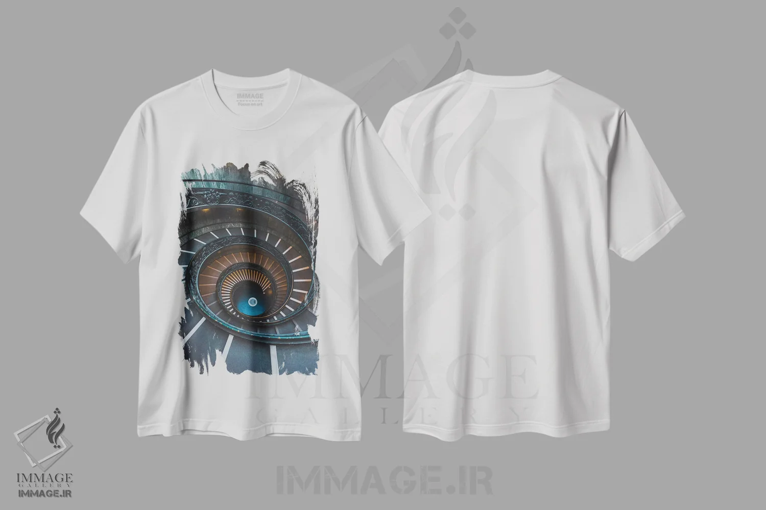 تیشرت سفید طرح دار رم، دکوراسیون جایگزین اثر لوک آنتونی گرم | immage.ir