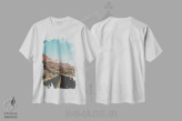 تیشرت سفید طرح دار پارک ملی زایان، مدیوم اثر لوک آنتونی گرم | فروشگاه ایماژ
