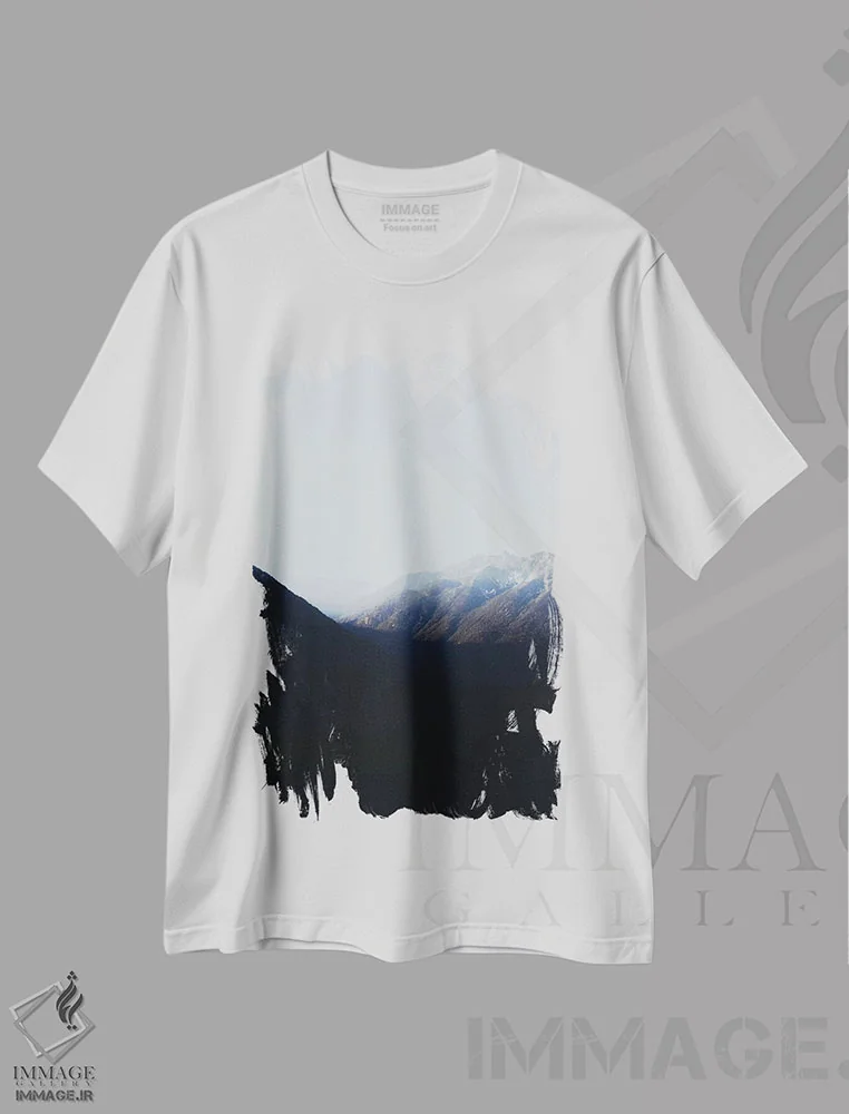 تیشرت سفید طرح دار کسکید شمالی، مدیوم اثر لوک آنتونی گرم | فروشگاه ایماژ