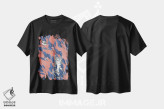 تیشرت مشکی طرح دار در طبیعت وحشی اثر لورا گریوز | فروشگاه ایماژ