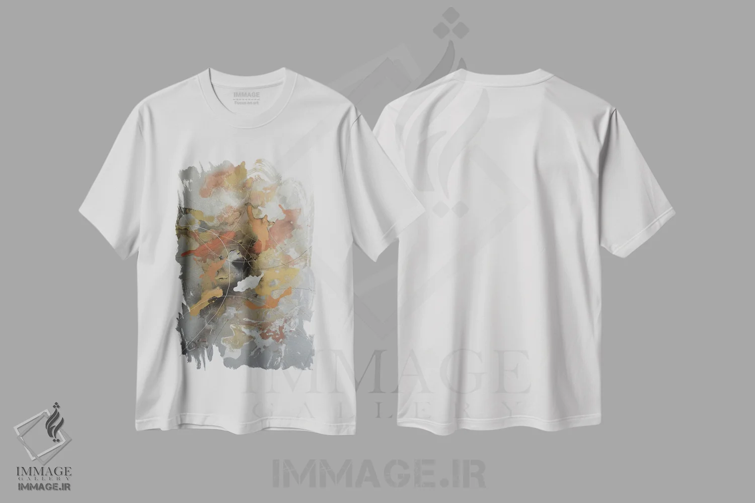 تیشرت سفید طرح دار عقاب اثر مارگاریتا گارسس | immage.ir