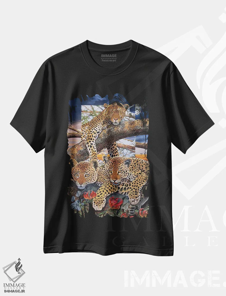 تیشرت مشکی طرح دار رویای مادر، هنر فاخر معاصر اثر گرائیم استیونسون | فروشگاه ایماژ