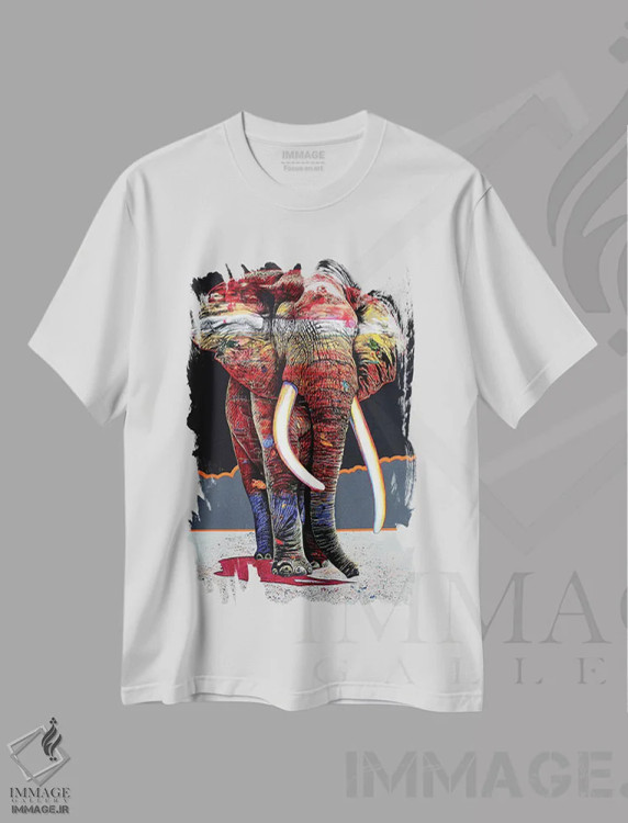 تیشرت سفید طرح دار آن یکی باشکوه، هنر فاخر معاصر اثر گرائیم استیونسون | فروشگاه ایماژ