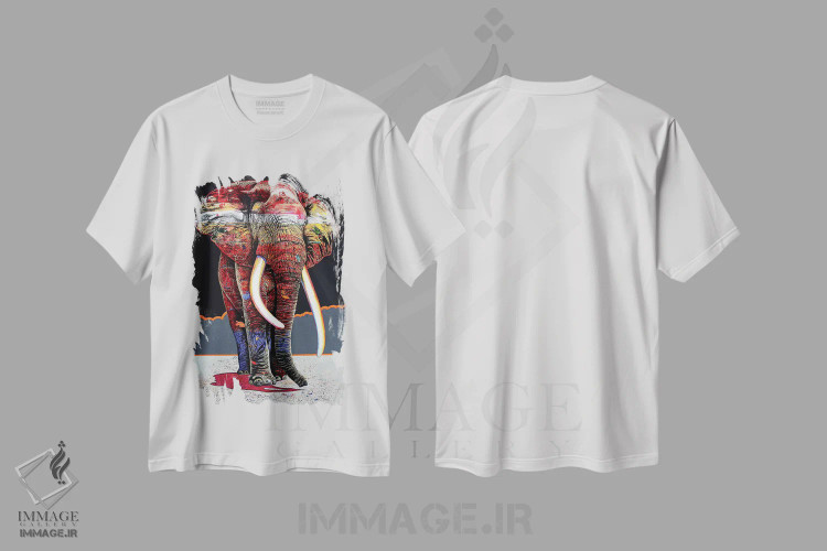 تیشرت سفید طرح دار آن یکی باشکوه، هنر فاخر معاصر اثر گرائیم استیونسون | فروشگاه ایماژ