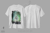 تیشرت سفید طرح دار شخصیت باستانی ۲ اثر گییرمو آریسمندی | فروشگاه ایماژ
