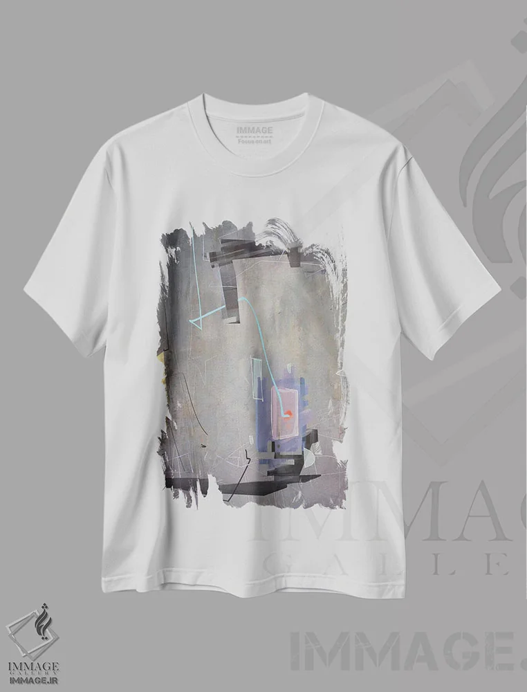تیشرت سفید طرح دار پیشنهاد ۱ اثر گییرمو آریسمندی | immage.ir