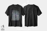 تیشرت مشکی طرح دار نوازنده ۶ اثر گییرمو آریسمندی | فروشگاه ایماژ