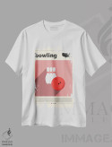 تیشرت سفید طرح دار بولینگ، تزئینی اثر گاستروورلد | فروشگاه ایماژ
