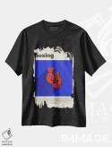 تیشرت مشکی طرح دار بوکس، تزئینی اثر گاستروورلد | فروشگاه ایماژ