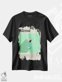 تیشرت مشکی طرح دار اسپرسو مارتینی، تزئینی اثر گاستروورلد | immage.ir