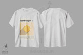 تیشرت سفید طرح دار همبرگر، تزئینی اثر گاستروورلد | immage.ir