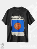 تیشرت مشکی طرح دار بسکتبال، تزئینی اثر گاستروورلد | فروشگاه ایماژ