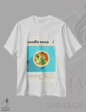 تیشرت سفید طرح دار سوپ نودل ۲، تزئینی اثر گاستروورلد | فروشگاه ایماژ