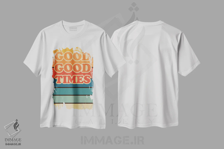 تیشرت سفید طرح دار رترو ۱۰، تزئینی اثر گری ویلیامز | immage.ir