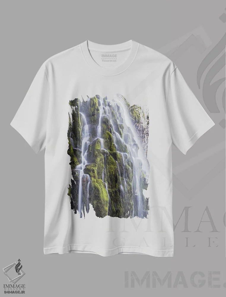 تیشرت سفید طرح دار آثار گرگ وینستون - فروشگاه ایماژ