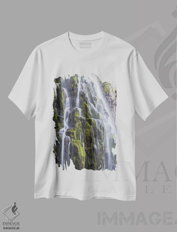 تیشرت سفید طرح دار آثار گرگ وینستون - فروشگاه ایماژ