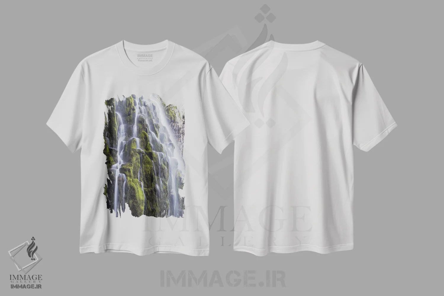 تیشرت سفید طرح دار آثار گرگ وینستون - فروشگاه ایماژ