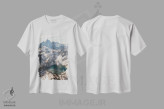 تیشرت سفید طرح دار آثار گرگ وینستون - فروشگاه ایماژ
