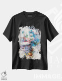 تیشرت مشکی طرح دار طلای تابستانی، تزئینی اثر ویلم هنراتس | فروشگاه ایماژ