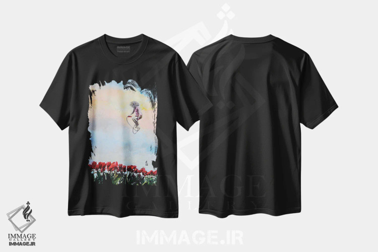 تیشرت مشکی طرح دار پرش به داخل، دکور معاصر اثر هانک پره بوم | immage.ir