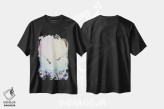 تیشرت مشکی طرح دار دختران در حال تاب خوردن ۱، دکور معاصر اثر هانک پره بوم | immage.ir
