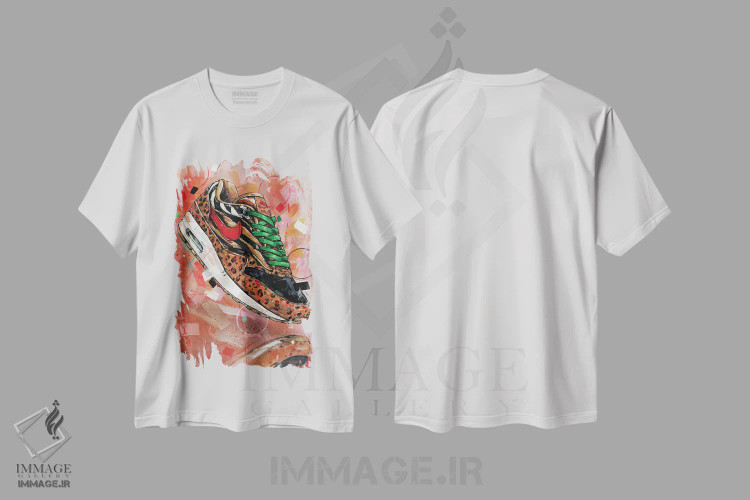 تیشرت سفید طرح دار نایک ایر مکس ۱ مدل Animal Pack، مدیوم اثر ژوس هوپن برورز | immage.ir