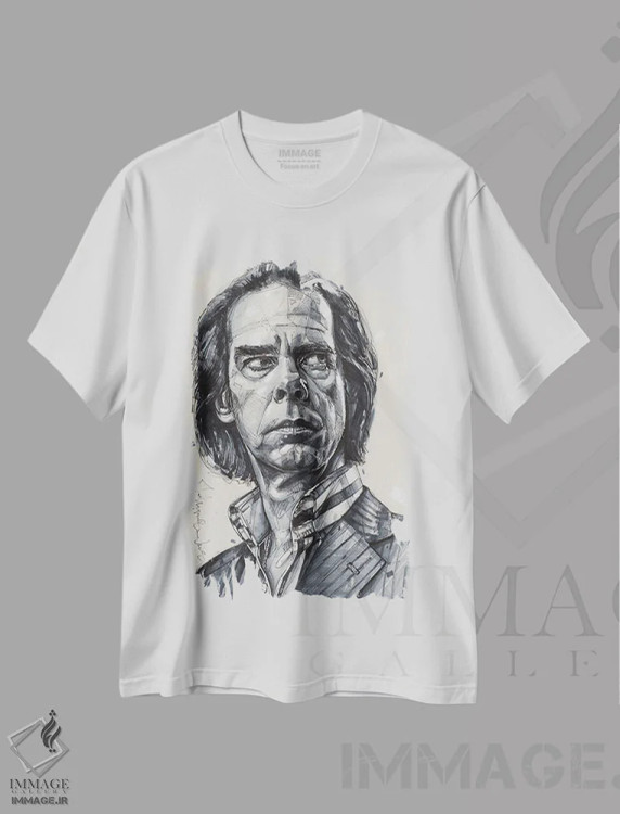 تیشرت سفید طرح دار نیک کیو، مدیوم اثر ژوس هوپن برورز | فروشگاه ایماژ