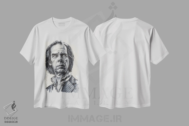 تیشرت سفید طرح دار نیک کیو، مدیوم اثر ژوس هوپن برورز | فروشگاه ایماژ