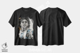 تیشرت مشکی طرح دار دیه گو مارادونا، تزئینی اثر ژوس هوپن برورز | immage.ir