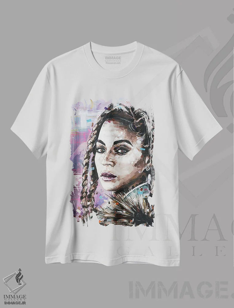 تیشرت سفید طرح دار بیانسه، هنر آمریکایی آفریقایی تبار اثر ژوس هوپن برورز | immage.ir