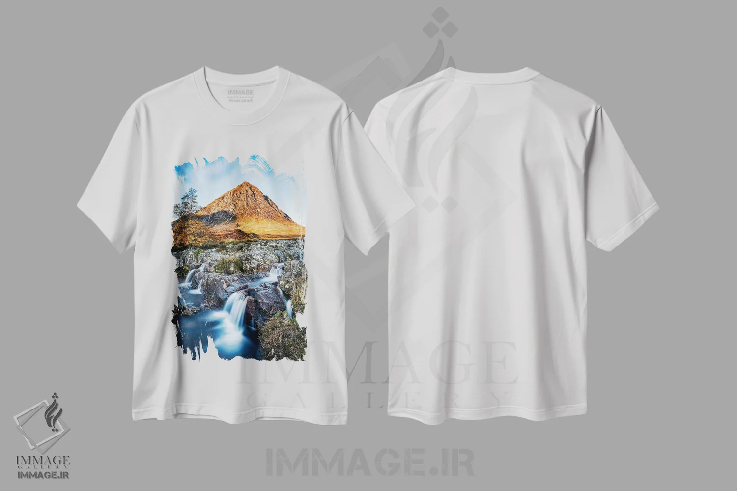 تیشرت سفید طرح دار پاییز در بوآکیل اتای مٌر، مدیوم اثر استیفن هاجتس | فروشگاه ایماژ