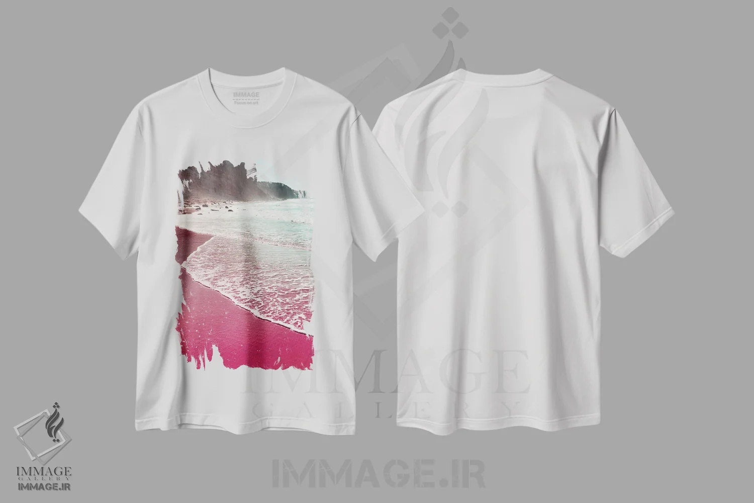 تیشرت سفید طرح دار آیا این واقعیت دارد؟، دکور ساحلی اثر سباستین هیلگتاگ | immage.ir