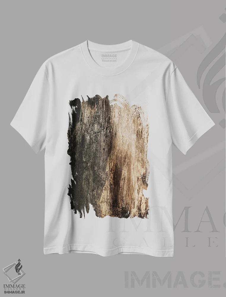 تیشرت سفید طرح دار سطح هنری، عکاسی هنری فاخر اثر سباستین هیلگتاگ | فروشگاه ایماژ