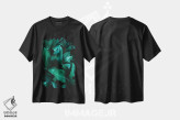 تیشرت مشکی طرح دار گیاهی، تزئینی اثر سباستین هیلگتاگ | فروشگاه ایماژ