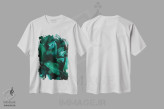 تیشرت سفید طرح دار گیاهی، تزئینی اثر سباستین هیلگتاگ | immage.ir