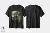 تیشرت مشکی طرح دار درختان و نور گرم، تزئینی اثر سباستین هیلگتاگ | فروشگاه ایماژ