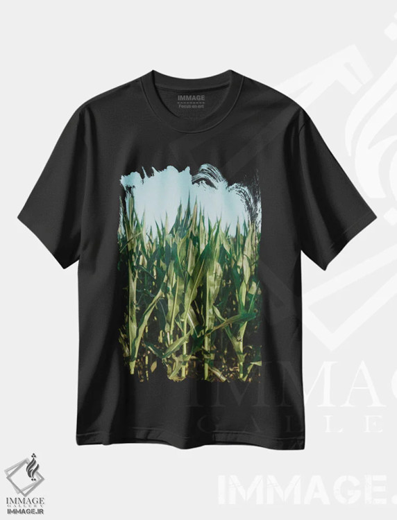 تیشرت مشکی طرح دار مجموعه آنالوگ، تزئینی اثر سباستین هیلگتاگ | immage.ir