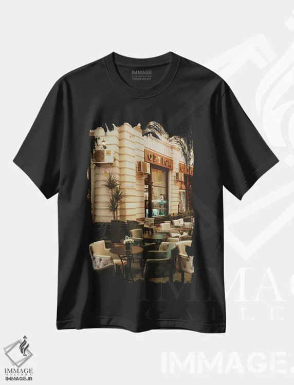 تیشرت مشکی طرح دار مجموعه آنالوگ، تزئینی اثر سباستین هیلگتاگ | immage.ir