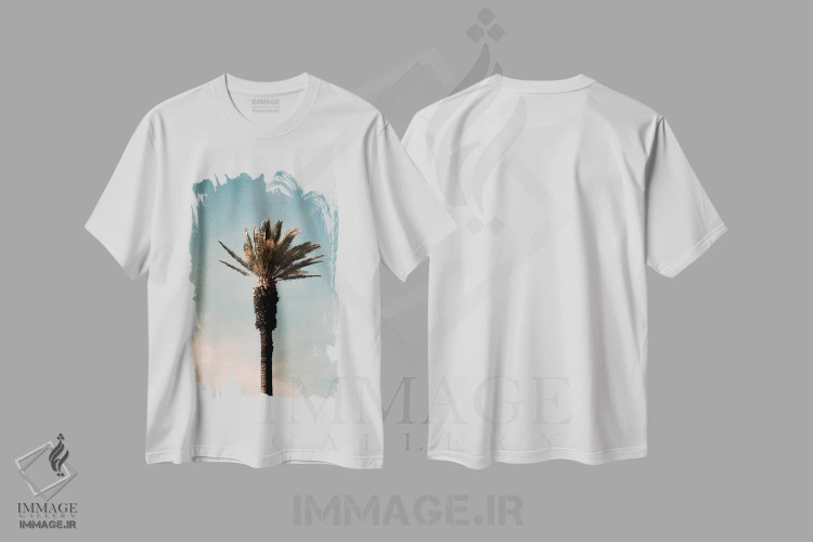 تیشرت سفید طرح دار مجموعه آنالوگ، تزئینی اثر سباستین هیلگتاگ | immage.ir