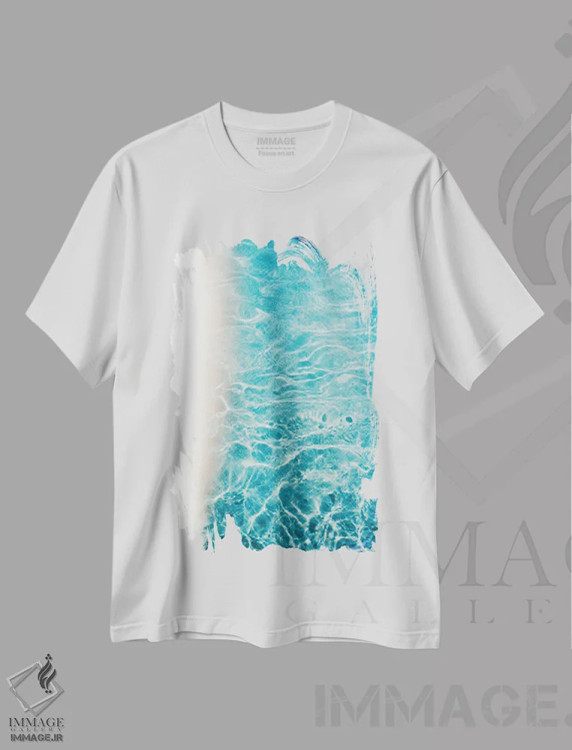 تیشرت سفید طرح دار مجموعه آنالوگ، تزئینی اثر سباستین هیلگتاگ | immage.ir