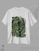 تیشرت سفید طرح دار گیاه رونده، تزئینی اثر سباستین هیلگتاگ | immage.ir