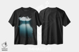 تیشرت مشکی طرح دار قلعه، تزئینی اثر سباستین هیلگتاگ | immage.ir