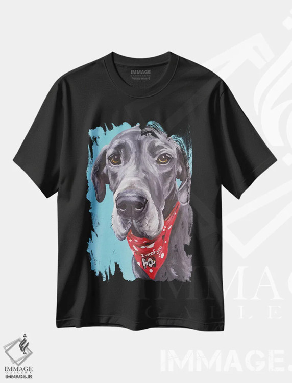 تیشرت مشکی طرح دار گرِیت دین جیک، دکور معاصر اثر هیپی هاوند استودیوز | immage.ir