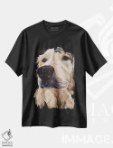 تیشرت مشکی طرح دار گلدن رتریور دایان، دکور معاصر اثر هیپی هاوند استودیوز | immage.ir