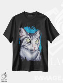 تیشرت مشکی طرح دار شنک گربه تبی، دکور معاصر اثر هیپی هاوند استودیوز | immage.ir